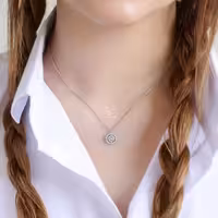 💍گردنبند جواهری ساده و شیک(G_3007)