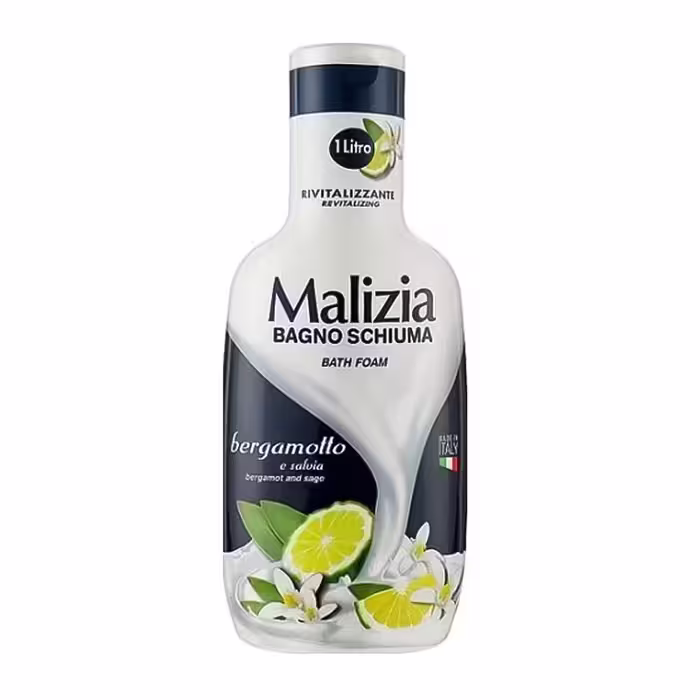 شامپو بدن مالزی Malizia رایحه عصاره لیمو و گل مریم مدل Bango Schiuma حجم 1000ml