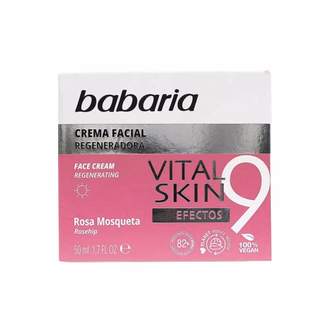 کرم 9 کاره صورت باباریا مدل Vital Skin حجم 50 میل