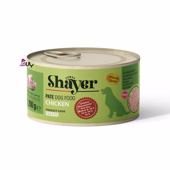 کنسرو سگ شایر پاته مرغ (200 گرم)