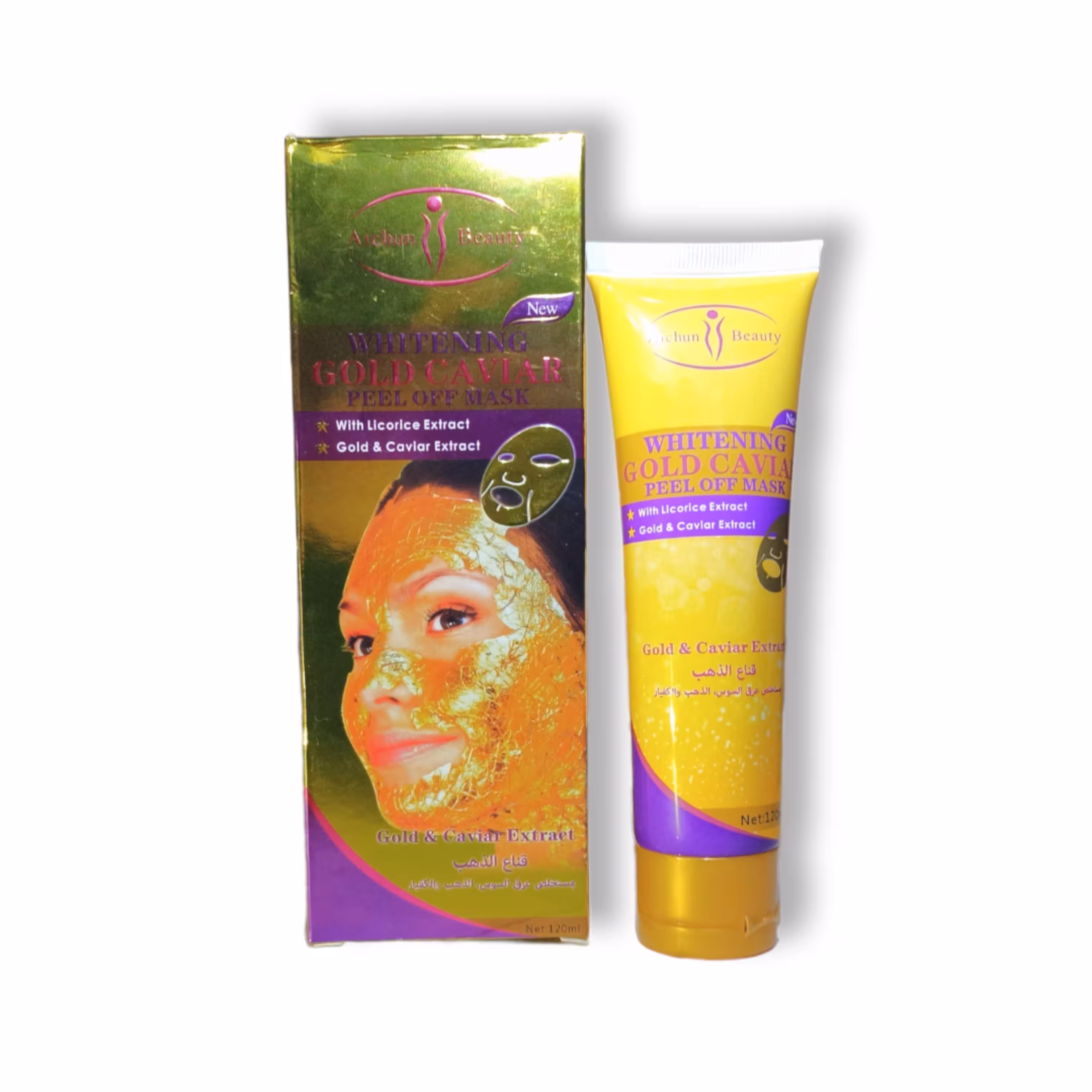 ماسک خاویار  طلایی آیچون بیوتی 120 میل