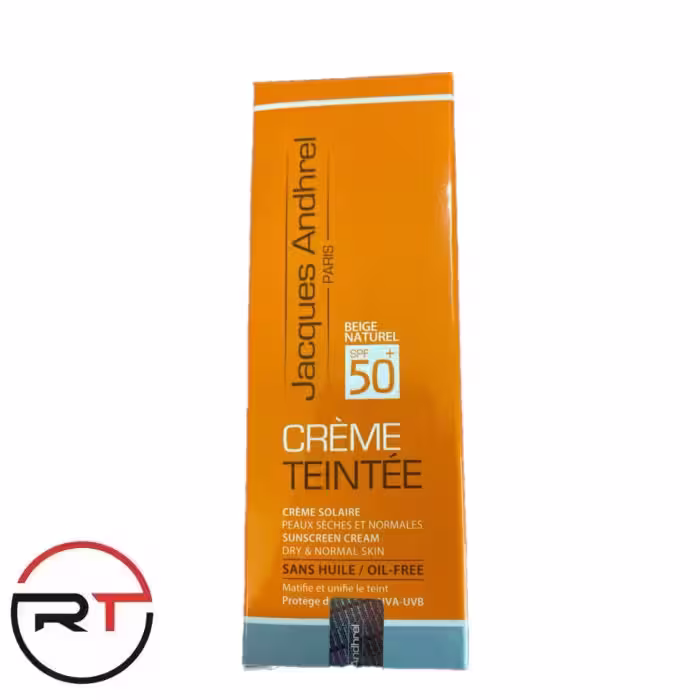 ضد آفتاب بژ طبیعی SPF50 پوست خشک و معمولی ژاک آندرل 50 میلی