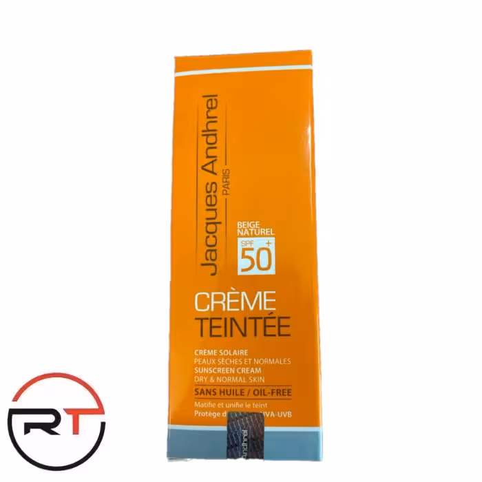 ضد آفتاب بژ طبیعی SPF50 پوست خشک و معمولی ژاک آندرل 50 میلی