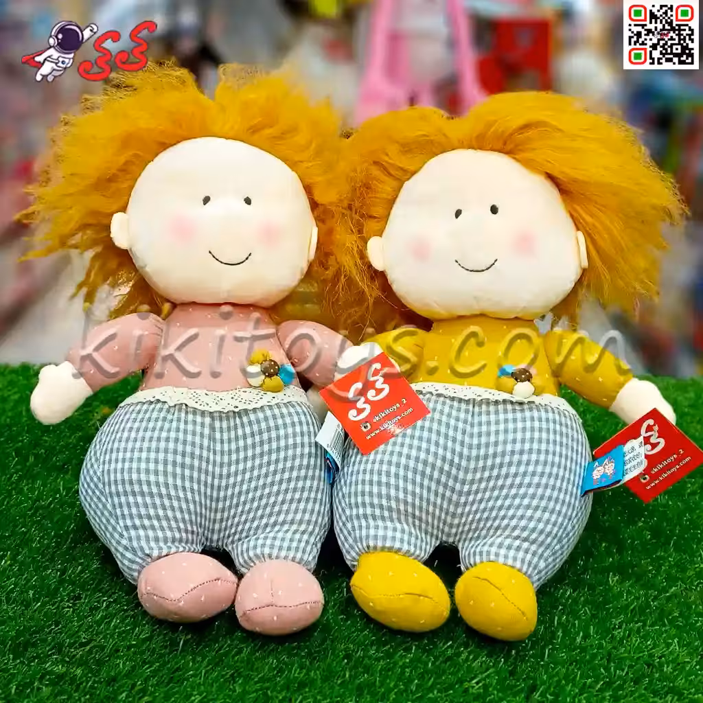 عروسک پولیشی دختر و پسر خندان Plush Dolls
