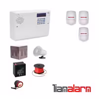 پکیج دزدگیر اماکن باسیم مدل سایلکس سیم کارتی و تلفنی SG8PY3