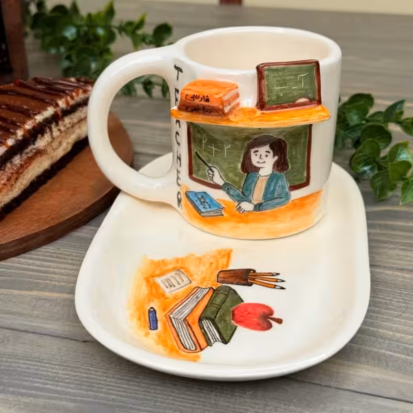 چای خوری معلم طرح برجسته