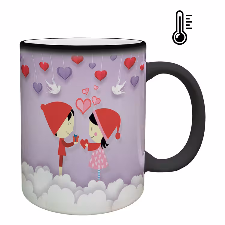 خرید ماگ-لیوان حرارتی  عاشقانه کد 9