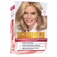 رنگ ‌موی شماره 9.1 لورال loreal رنگ بلوند دودی سری Excellence