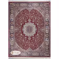فرش دستباف گونه ابریشم قم کد 206v