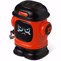 شارژر Divoom Dipow-65W – طرح Firefighting Red