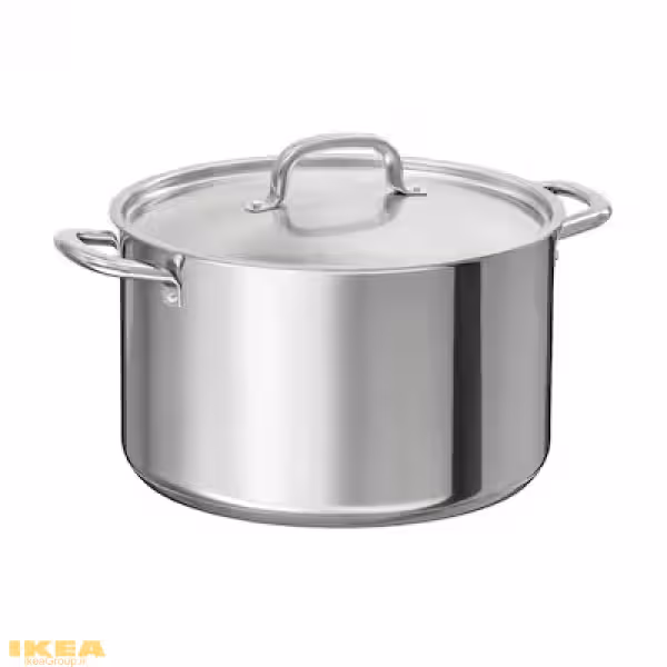 قابلمه درب دار 10 لیتر مدل IKEA 365  | برند ایکیا | ارسال 15 الی 20 روز کاری