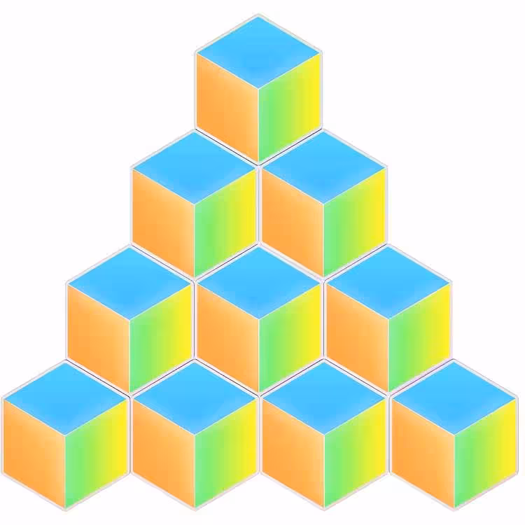 لامپ هوشمند GoVee Glide Hexagon Pro – پک 10 تایی