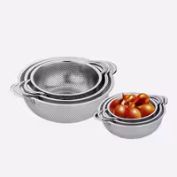ست آبکش استیل 6 پارچه پانچی یونیک str-106