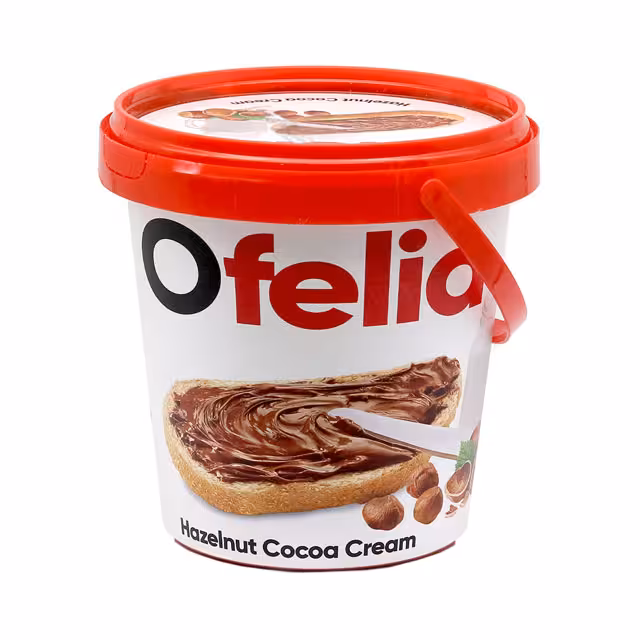 کرم کاکائو فندقی اوفلیا حاج عبدالله 1000 گرمی