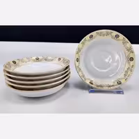 نعلبکی چینی لورین مدل سیما بسته 6 عددی