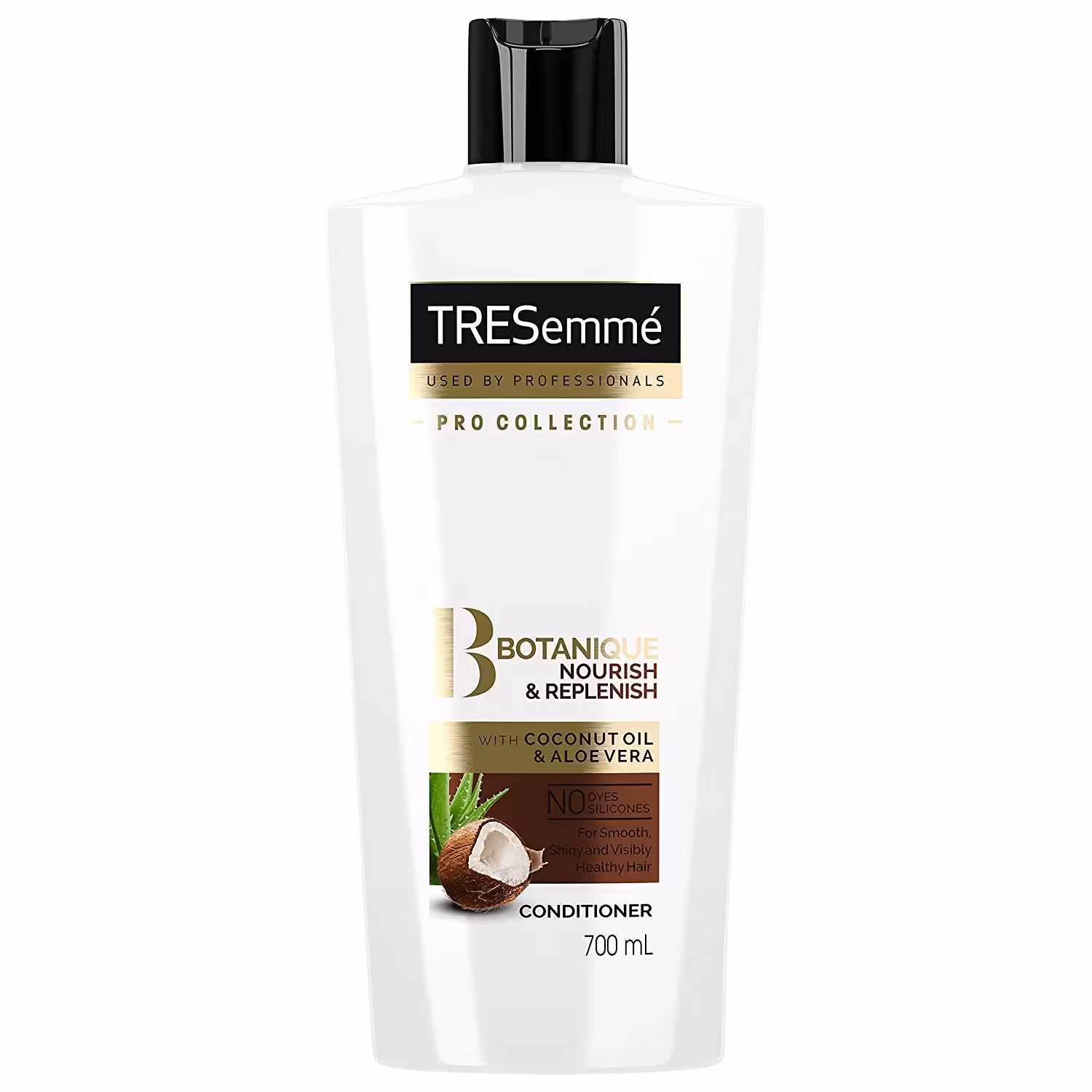 نرم کننده مو ترزمه Tresemme حاوی روغن نارگیل و آلوئه ورا حجم 700 میل