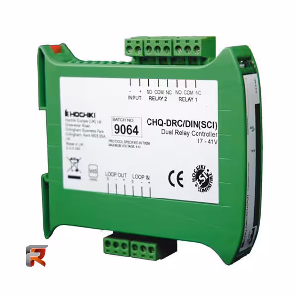 اینترفیس خروجی دوبل هوچیکی Hochiki مدل CHQ DRC2 DIN SCI
