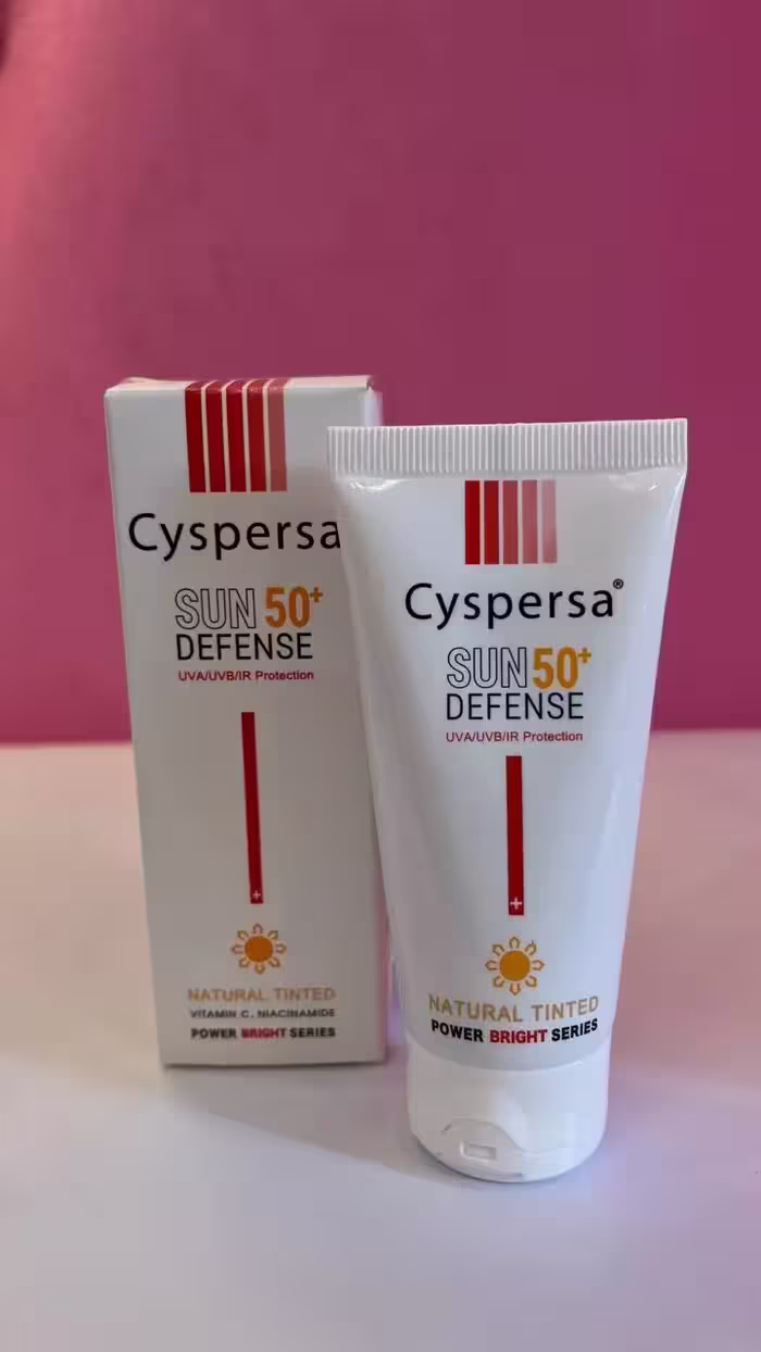 ضد آفتاب رنگی (طبیعی) روشن کننده SPF 50 سیسپرسا