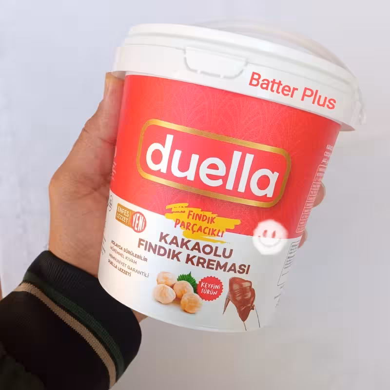 شکلات صبحانه سطلی فندقی دوئلا 800 گرم ترکیه | amazonchi