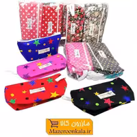 کیف آرایشی زنانه پارچه ای قایقی بارانا 22 سانت HKF-026