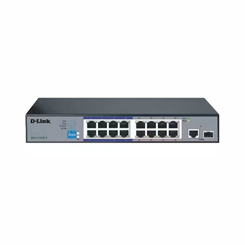 سوئیچ 16 پورت دی لینک DES-F1016P-E