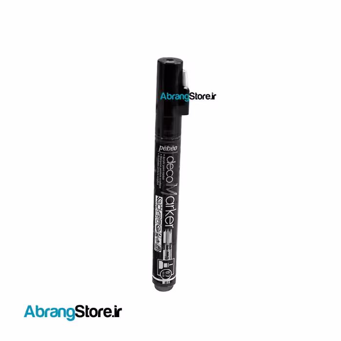 دکو مارکر مشکی پ ب او – سرگرد 0٫7 میلی متر | Pebeo deco Marker