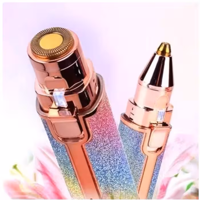 موزن ابرو و گوش و بینی اکلیلی قلمی دو کاره ( خرید عمده و تکی ماشین اصلاح گناوه مارکت )