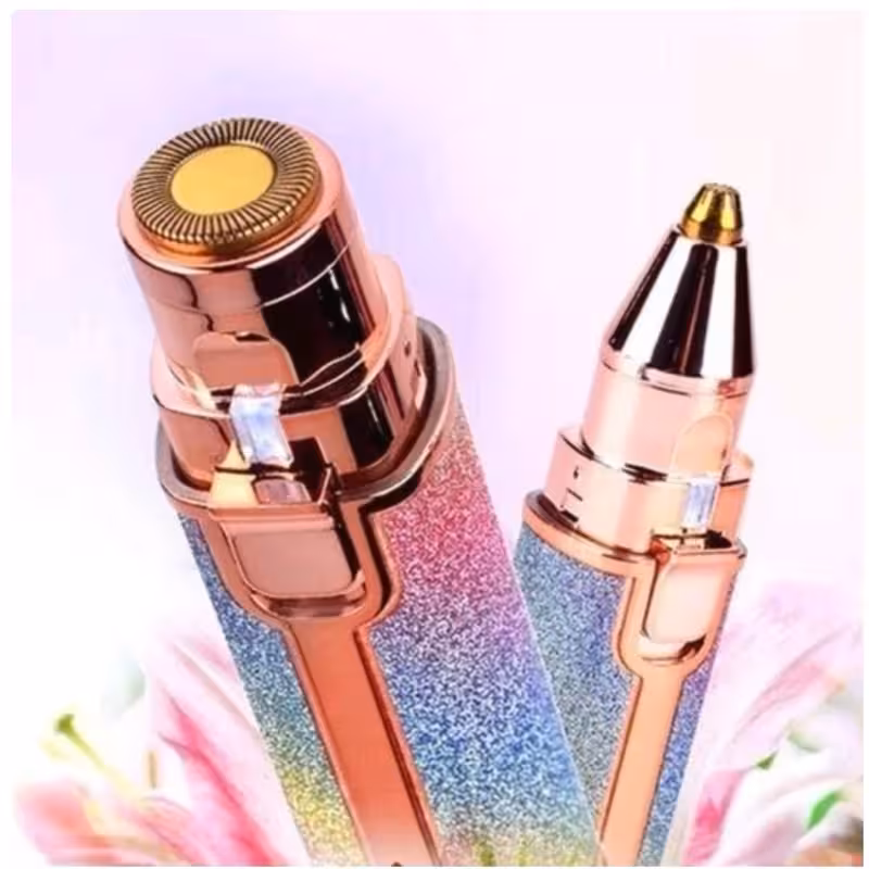 موزن ابرو و گوش و بینی اکلیلی قلمی دو کاره ( خرید عمده و تکی ماشین اصلاح گناوه مارکت )