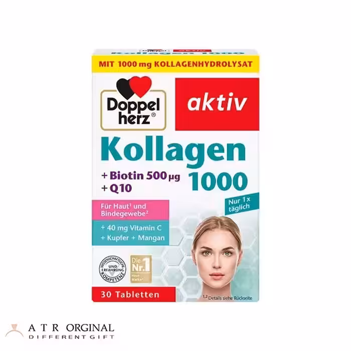 قرص ضد چروک و جوانساز کلاژن 1000 دوپل هرز