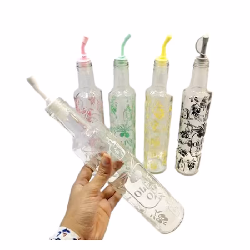 ظرف روغن شیشه ای