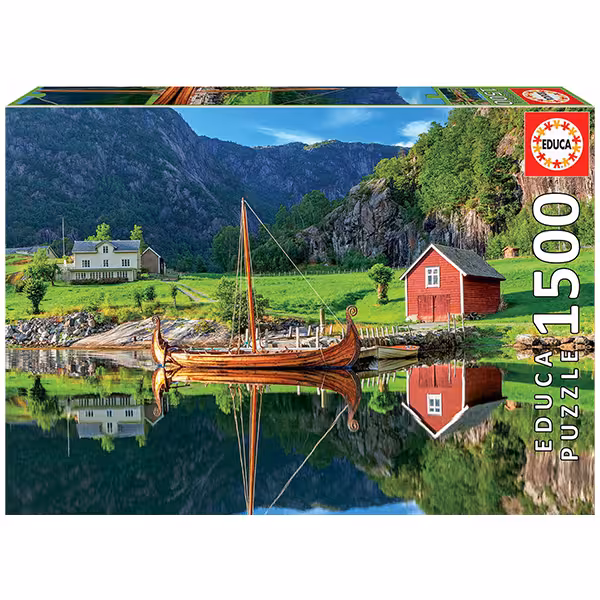 پازل 1500 قطعه Educa طرح کشتی وایکینگ