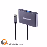 هاب تایپ سی Ifortech Type-C To VGA/USB3.0/Type-C