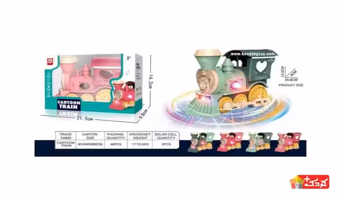 قطار باطری خور موزيكال جک خور مدل 3101