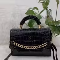 کیف مجلسی دسته مرواریدی مهگل