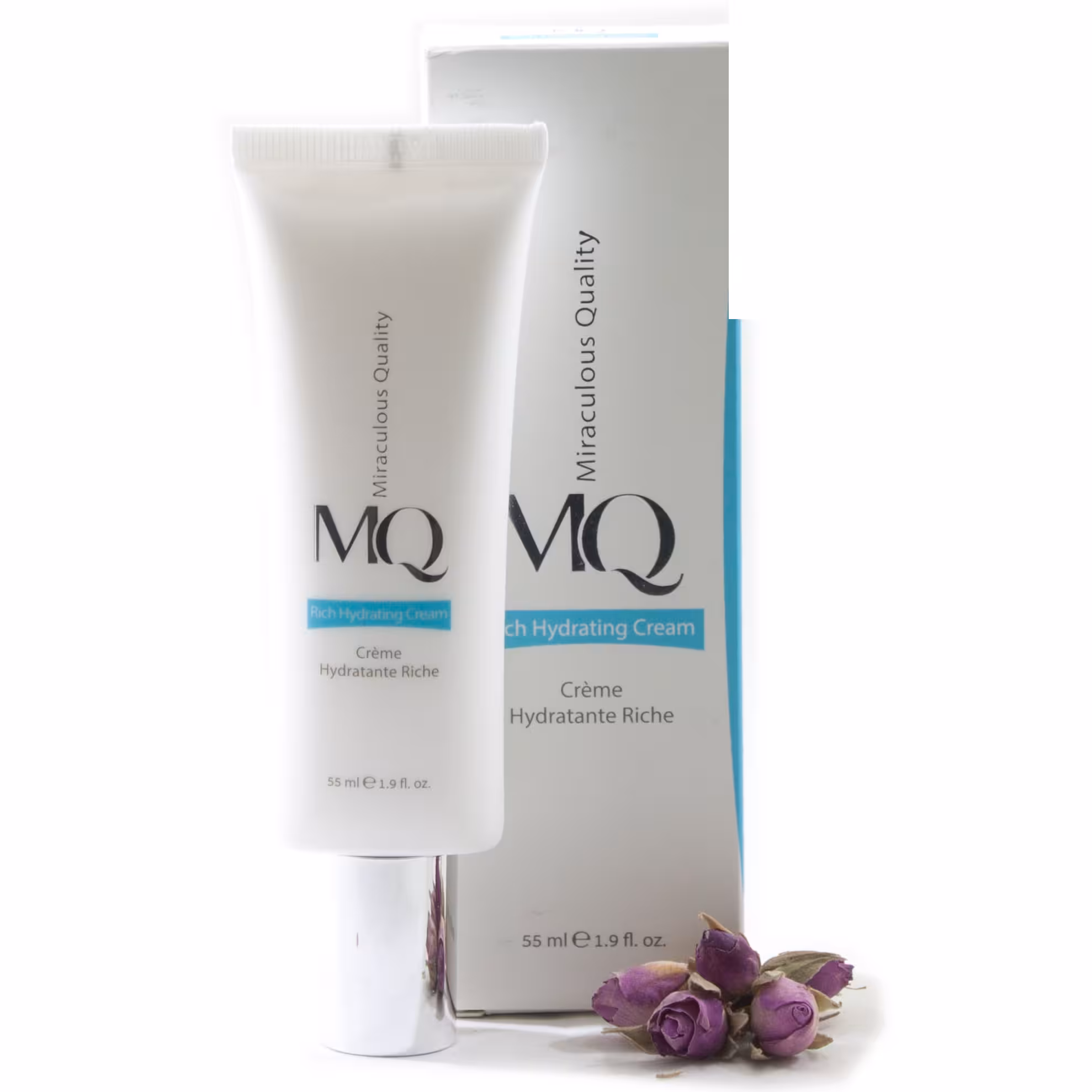 کرم آبرسان قوی ام کیو مدل rich hydrating مناسب پوست خشک حجم 55 میل ا MQ rich hydrating Cream for dry skin 55ml