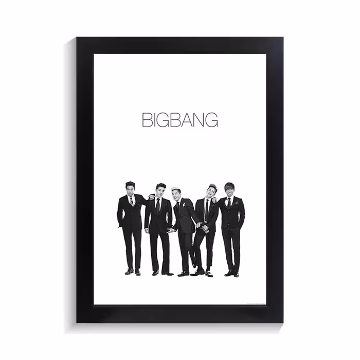 تابلو خواننده طرح BIG BANG کد PF-20029