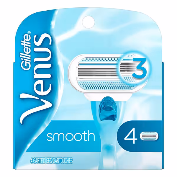 تیغ یدک ژیلت مدل ونوس کد 12 بسته 4 عددی