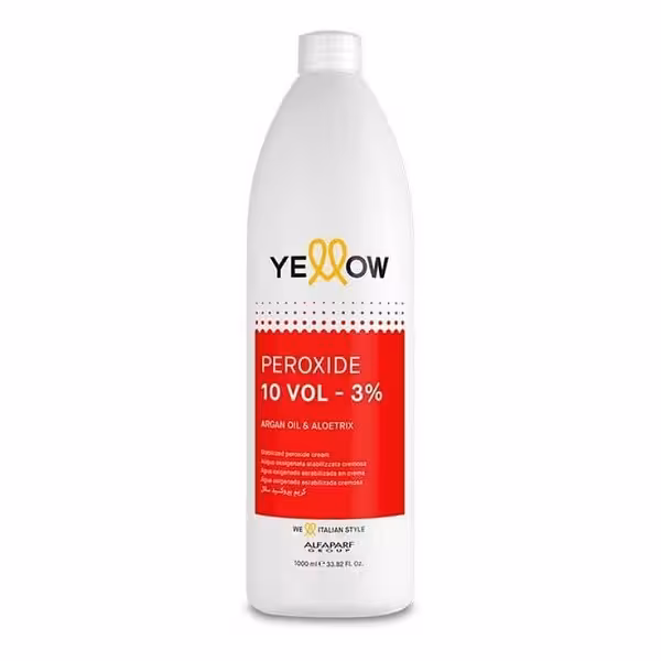 کرم اکسیدان یلو مدل peroxide سه درصدی حجم 1000 میل Yellow Color Peroxide 10 Vol 3%