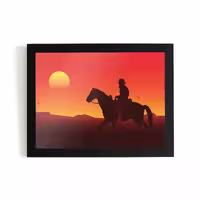 تابلو قاب رد دد ریدمپشن Red dead redemption