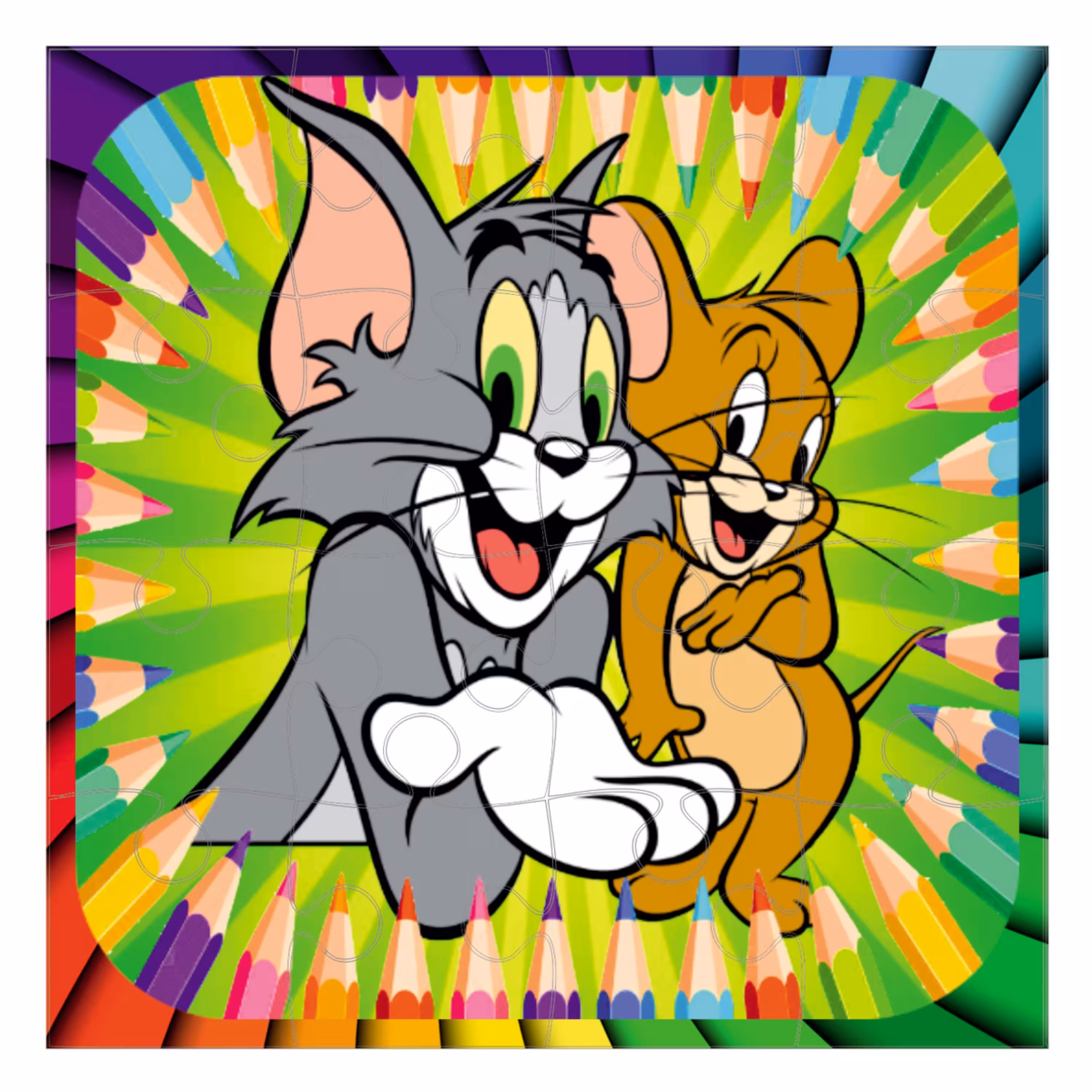 پازل تام و جری 16 تکه