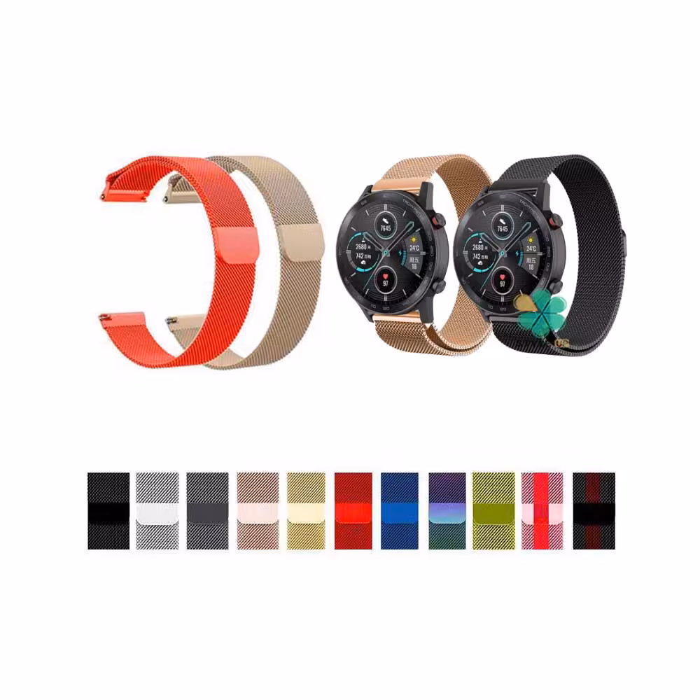 بند استیل ساعت هواوی Honor MagicWatch 2 46mm مدل New Milanese