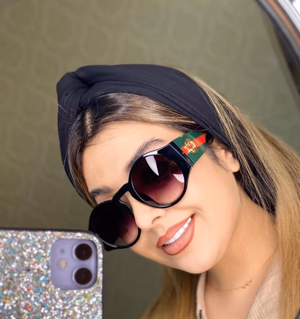 عینک گرد دسته پهن 3 رنگ اورجینال