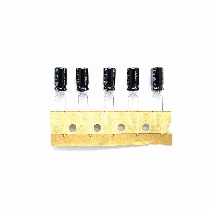 خازن 47 میکروفاراد 50 ولت ژاپنی Nichicon