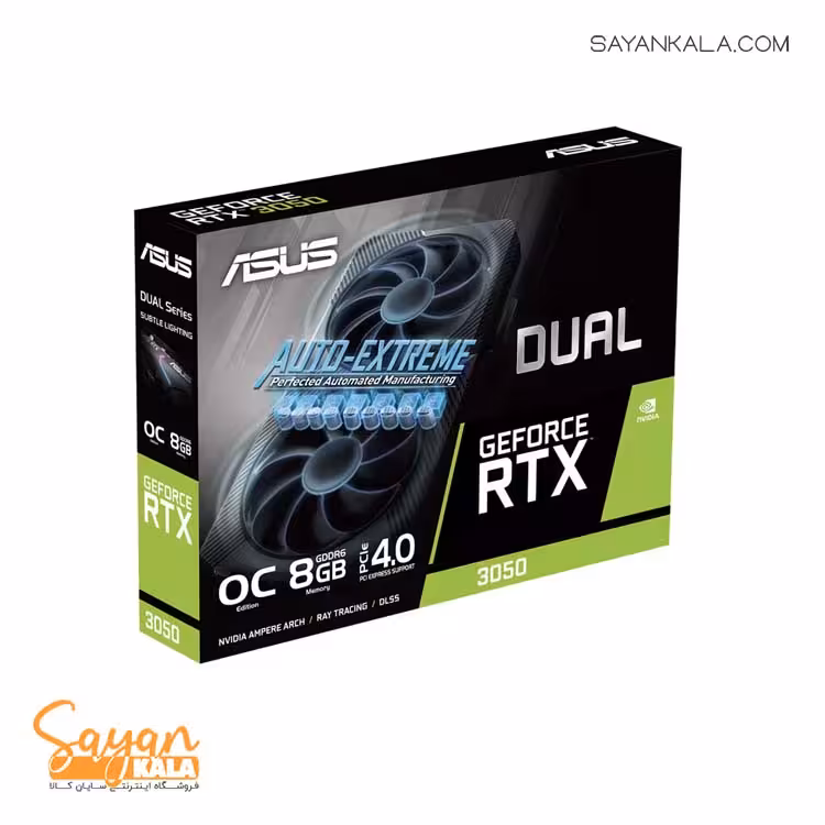 کارت گرافیک ایسوس مدل Graphics card ASUS DUAL Geforce RTX 3050 OC 8GB