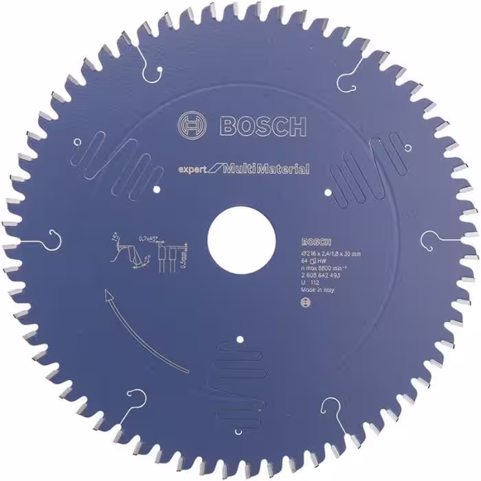 اره الماسه بوش، قطر 216 میلی متر، مدل Expert MultiMaterial