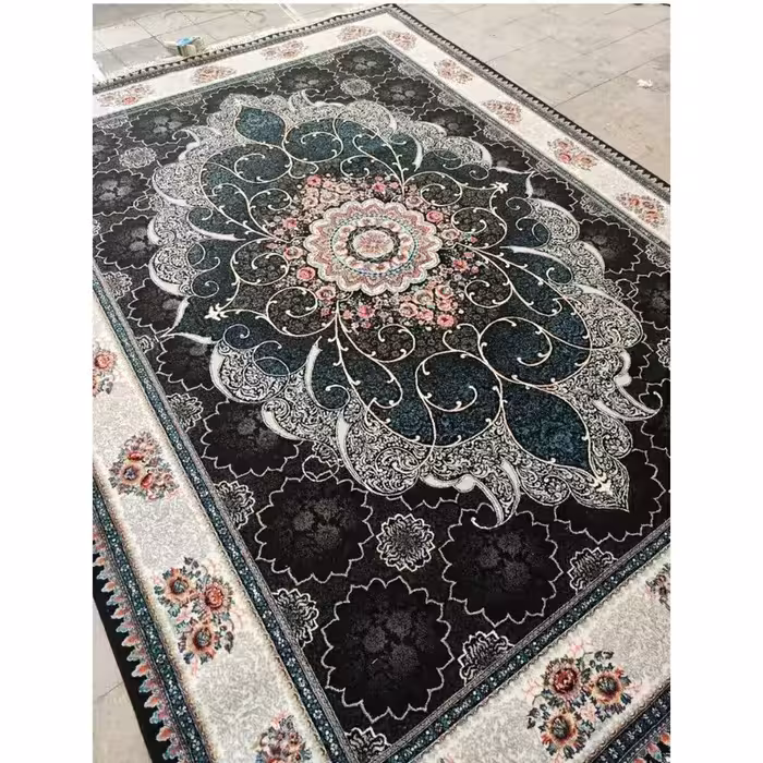 فرش ماشینی کاشان 500شانه ورژن طرح چکاوک9متری(باارسال رایگان)