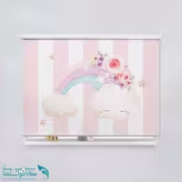 پرده شید اتاق کودک طرح ماه کد A2866