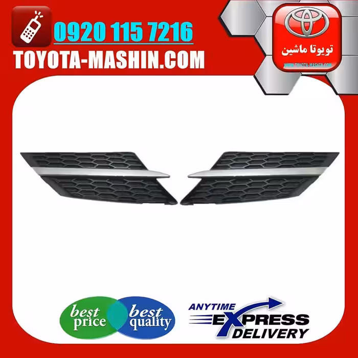 جلو پنجره اصلی تویوتا راوفور 2014-2015 برند شرکتی تویوتا جنیون