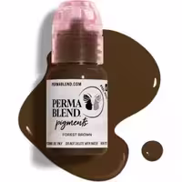 رنگ تتو پرمابلند 15 میل مدل فارست برون perma blend 15 ml‎