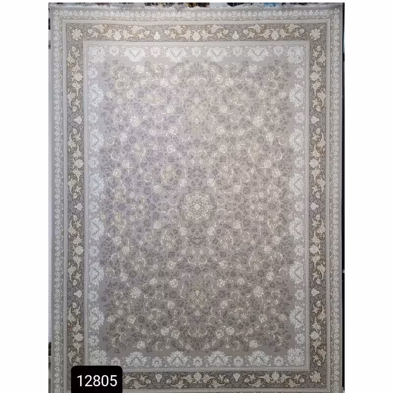 فرش ماشینی کاشان1200شانه تراکم3600سایز12متری کد12805(باارسال رایگان)